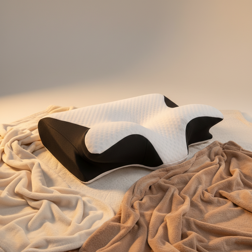 SleepDeluxe™ Memory Foam Pillow + Free Pillowcase
